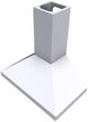 Vent-A-Hood® 36" White Wall Mounted Range Hood-1