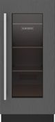 Sub-Zero® Designer Series 15" Panel Ready Right Hinge Undercounter Beverage Center with Glass Door-0