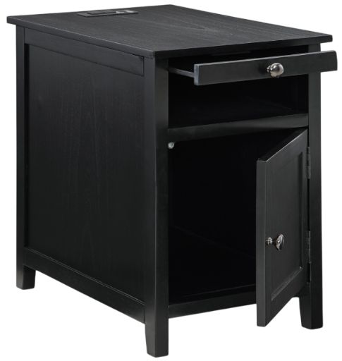Signature Design by Ashley® Treytown Black Chairside End Table-2