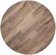 International Furniture Direct Natural Parota Brown Round Dining Table-1