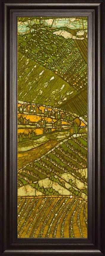 Classy Art Vineyard Batik I by Andrea Davis Wall Art-0
