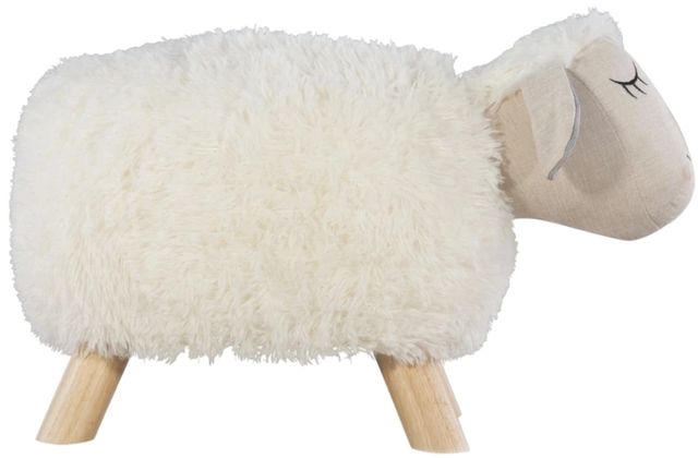 Powell® Sheep Natural Accent Stool-3