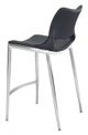 Zuo® Ace Black and Silver Set of 2 Counter Chairs-3