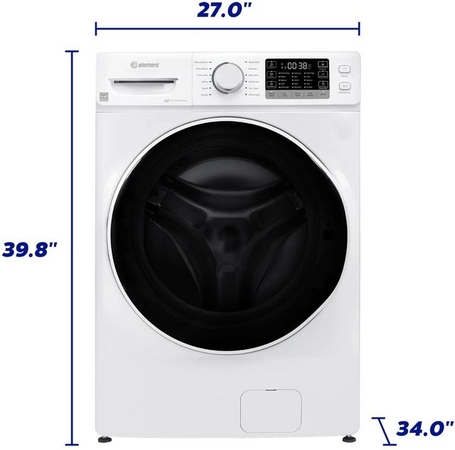 Element® White Front Load Laundry Pair-1