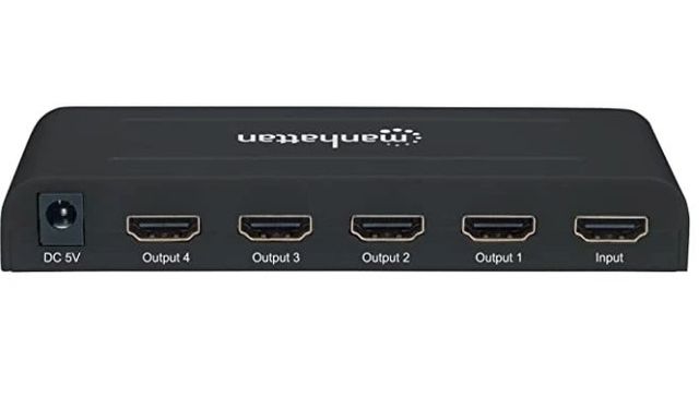 Manhattan 4K 4-Port HDMI Splitter-0