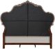 ACME Furniture Latisha Antique Oak Queen Upholstered Panel Bed-4