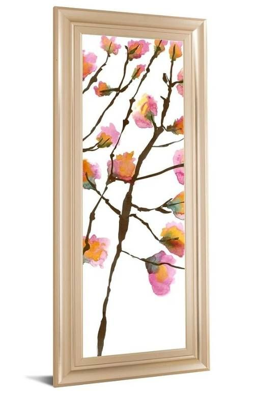 Classy Art Inky Blossoms II by Deborah Velasquez Wall Art-1