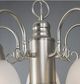 YHD Manzanita Satin Nickel/White 5-Light Chandelier-4