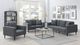 Porter International Designs Keaton Gray Loveseat-4
