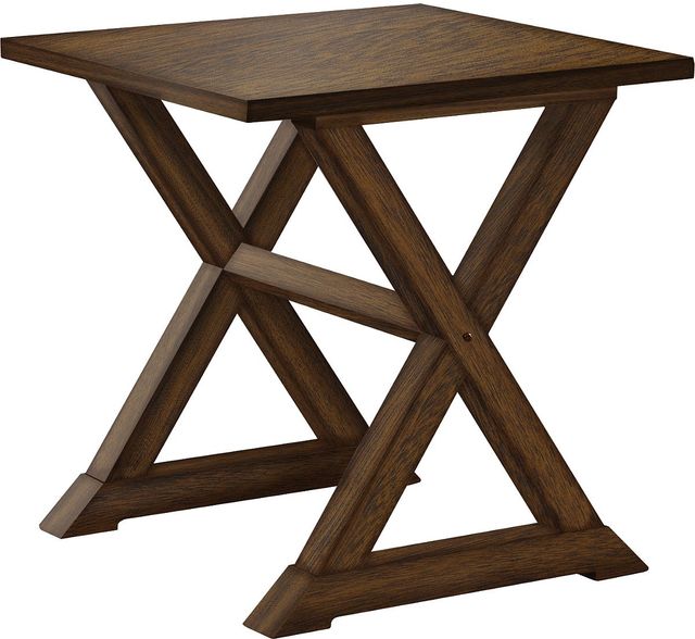 Monarch Specialties Inc. Walnut End Table-1