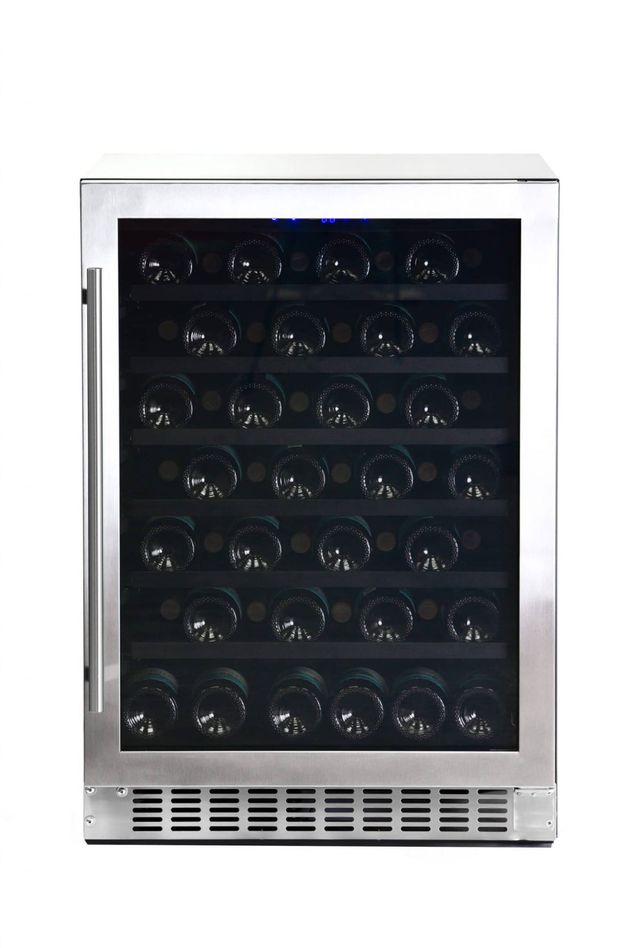 Azure 2 Series 24" 5.6 Cu. Ft. Stainless Steel Wine Cooler-2