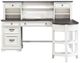 Liberty Furniture Allyson Park Charcoal/Wire Brushed White L Shaped Desk Set-0