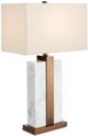 Currey & Company Catriona Antique Brass/White Table Lamp-0