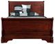 New Classic® Home Furnishings Versailles Cherry Full Sleigh Bed-2