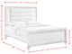 Elements International Twenty Nine White Youth Full Bed-3