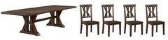 Steve Silver Co. Auburn 5-Piece Dark Tobacco Dining Set