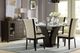 Homelegance® Daisy Glass Top 54" Espresso Square Dining Table -3