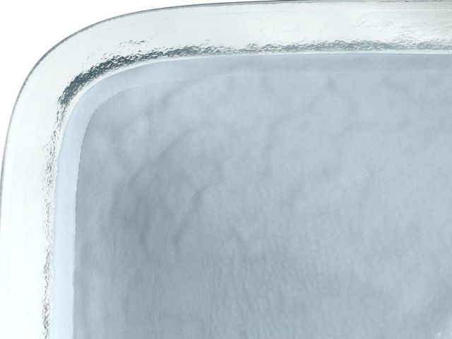 Kohler Inia® Opaque Dusk 20.75" Rectangular Drop-In Bathroom Sink, No Overflow-2