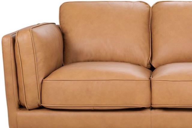 Leather Italia™ Georgetowne Pendry Carmel Saddle Loveseat-1