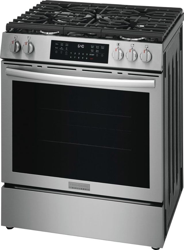 SCRATCH & DENT - Frigidaire Gallery® 30" Smudge-Proof® Stainless Steel Slide-In Gas Range-3
