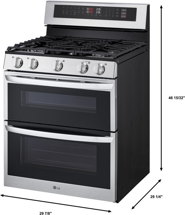 LG 30" Stainless Steel Freestanding Gas Range -11
