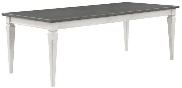 ACME Furniture Katia Rustic Gray/Weathered White Dining Table-0