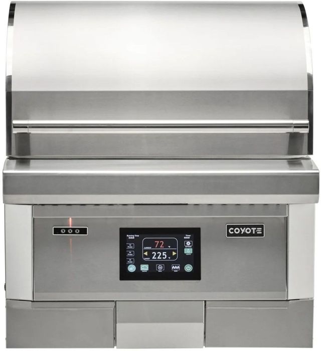 Coyote® 36" Built-In Pellet Stainless Steel Grill-0