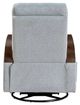 Homelegance® Margerie Gray Manual Swivel Glider Reclining Chair-4