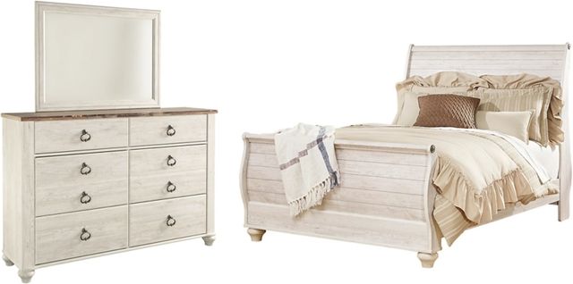 Willowton 3 Piece Sleigh Bed Willowton 3 Piece Sleigh Bed