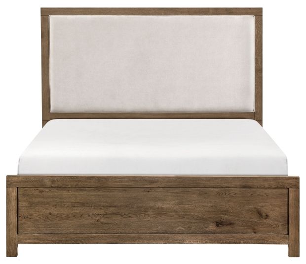 Homelegance® Matisse Brown/Brownish Gray Queen Panel Bed-2