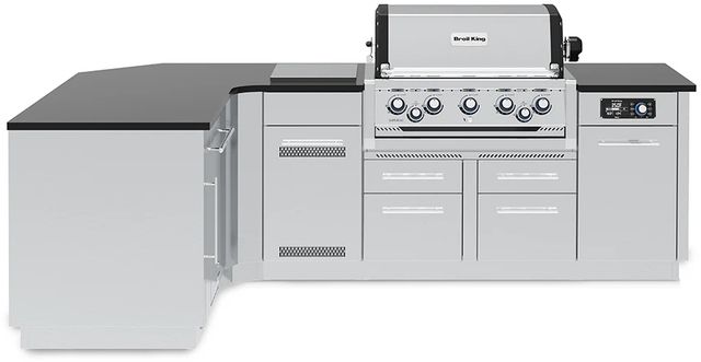 Broil King® Imperial™ QS 590iJ Stainless Steel Liquid Propane Outdoor Kitchen Kit-0
