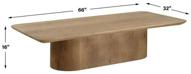 Uttermost® Camerlin Oak Coffee Table-2
