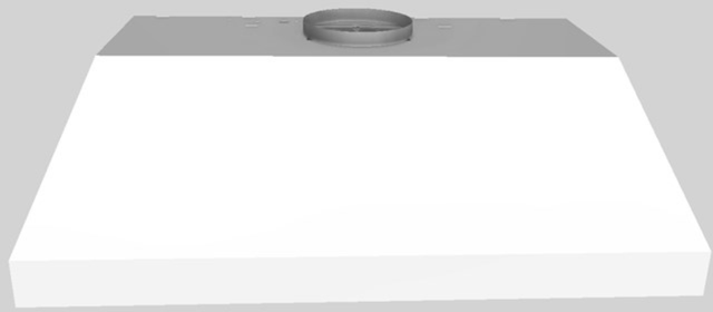 Vent-A-Hood® 42" White Wall Mounted Liner Insert