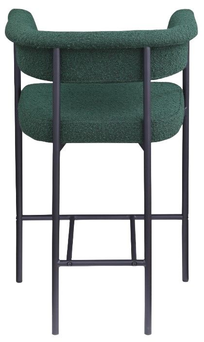 Meridian Furniture Malin Green/Matte Black Counter Stool-3