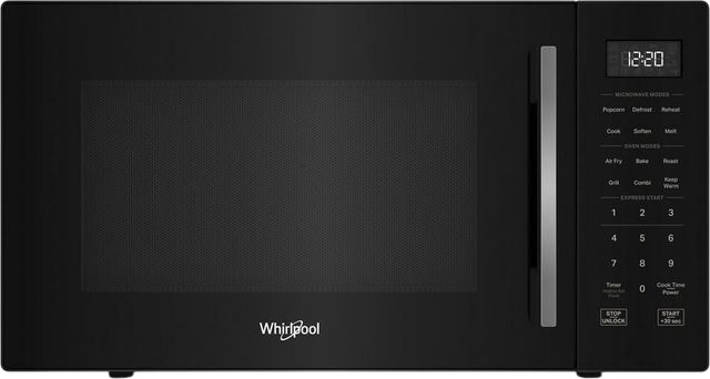 Whirlpool® 1.0 Cu. Ft. Black All-In-One Multifunctional Countertop Microwave-0