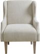 Olliix by Martha Stewart Malcom Taupe Wing Back Accent Chair-0