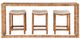 Universal Explore Home™ Weekender Coastal Living Home Sandbar 4-Piece Natural Rattan Console Set-2