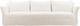 Dovetail Furniture Kerri White Sofa Frame-1