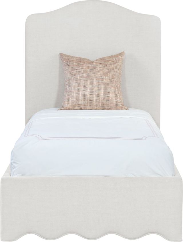 Hooker® Furniture Commerce and Market Liv Broadway Dune Youth Twin Upholstered Panel Bed-3