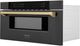 ZLINE Autograph Edition 1.2 Cu. Ft. Black Stainless Steel Microwave Drawer -2