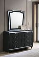 Coaster® Lorient Black Dresser and Mirror-1