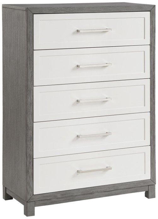 Homelegance® Rowan Gray/Ivory Chest-0