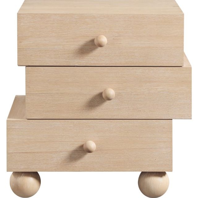 Meridian Furniture Askew Natural Nightstand-1