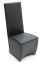 VIG Furniture A&X Maud Black Leatherette Dining Chair-0