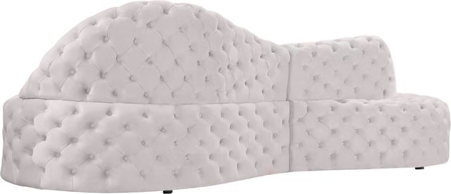 Meridian Furniture Royal 2-Piece Cream Small Spaced Sectional-2