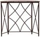 Furniture Classics Madaline Marble Top Console Table with Iron Base-1