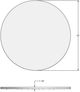 Amisco Customizable Gemma 42" Round Pub Table with 1.06" Solid Birch Top-1