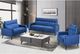 Mazin Furniture Veronica Navy Upholstered Accent Chair-2