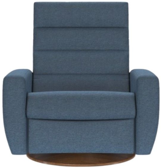 American Leather® Customizable Lanier Echo Fabric Recliner-1