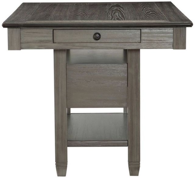 Mazin Furniture Granby Antique Gray Counter Height Dining Table with Coffee Top -2